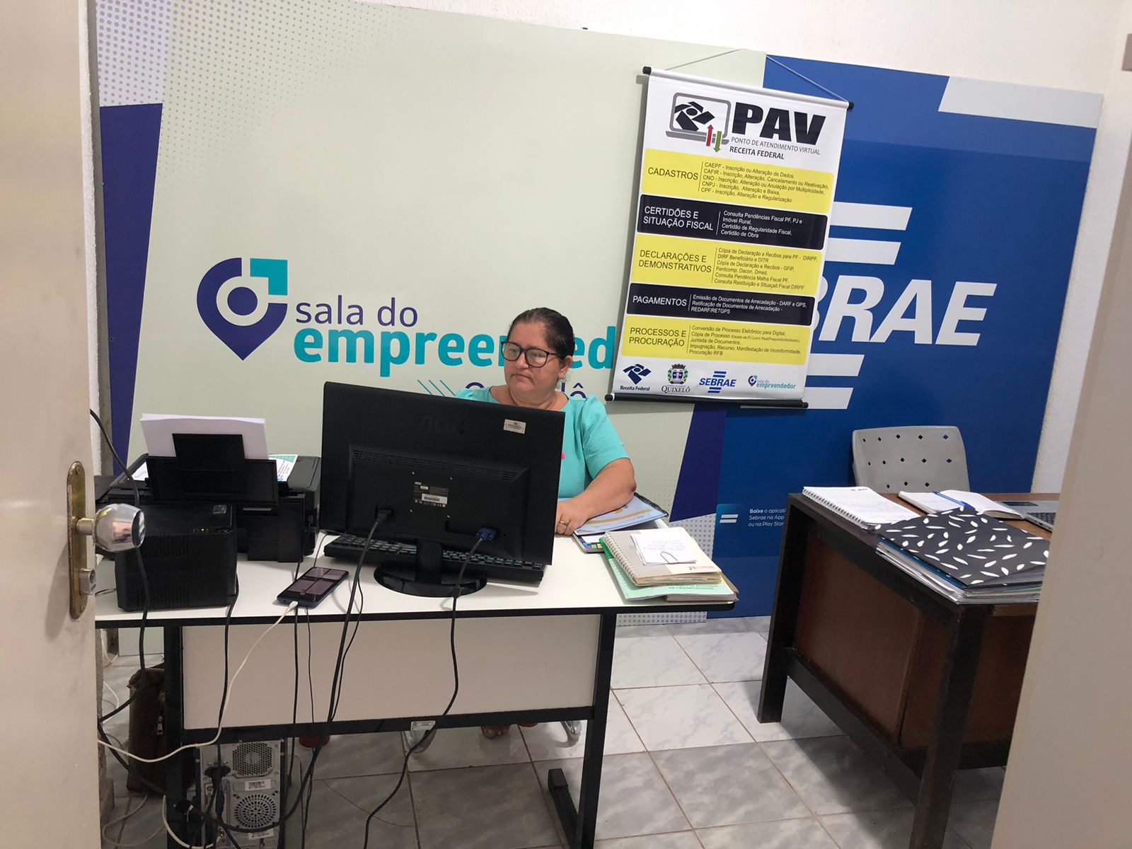 Foto da Sala do Empreendedor de Quixelô